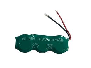 【送料込】Ni-MH ニッケル水素電池 3.6V 80mAh コネクタなし BIOS CMOS バックアップ電池などに