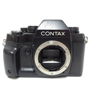 CONTAX RX 002817 フィルム一眼カメラ 本体のみ 動作未確認 【60サイズ/同梱不可/大阪商品】【2505698/206/mrrz】