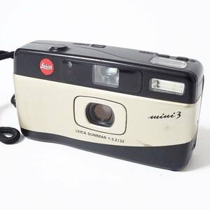 Leica ライカ mini3 summar フィルムカメラ 1:3.2/32 動作未確認 【60サイズ/同梱不可/大阪商品】【2521217/233/mrrz】