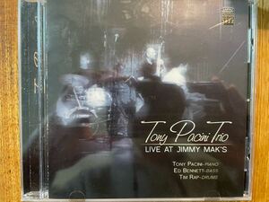 CD TONY PACINI TRIO / LIVE AT JIMMY MAK'S
