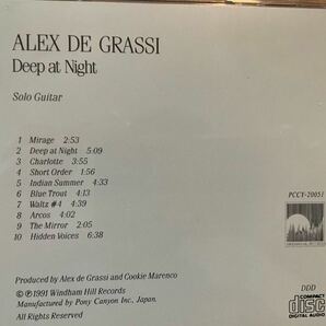 CD ALEX DE GRASSI / DEEP AT NIGHTの画像4
