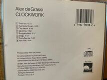 CD ALEX DE GRASSI / CLOCKWORK_画像3
