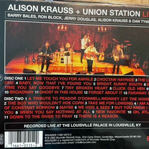 2CD ALISON KRAUSS & UNION STATION / LIVEの画像4