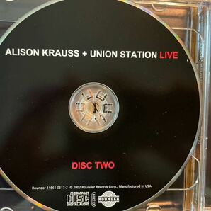 2CD ALISON KRAUSS & UNION STATION / LIVEの画像3