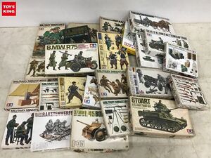 1円〜 同梱不可 ジャンク 1/35等 ドイツ・ケッテンクラート、アメリカ軽戦車M3スチュアート 他