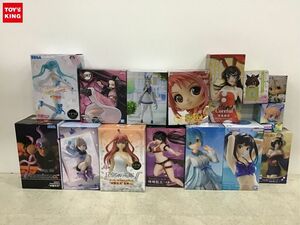 1円〜 同梱不可 ジャンク Corefulフィギュア等 オーバーロード、青春ブタ野郎、アイドルマスターシンデレラガールズ 他