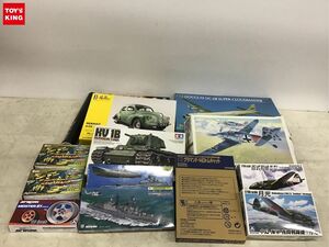 1円〜 同梱不可 ジャンク ハセガワ 1/32 メッサーシュミット Bf109G-10、タミヤ 1/35 ソビエト KV-1B 重戦車 他