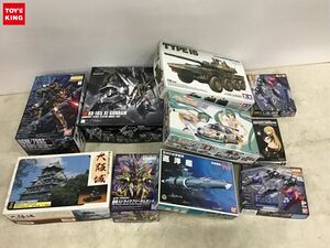 1円〜 同梱不可 ジャンク 1/350等 大阪城、SDガンダム 窮奇ストライクフリーダムガンダム 他