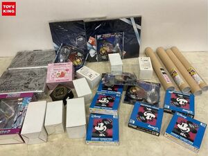 1円〜 同梱不可 ジャンク レイヤークロック クリアポスター他 ONE PIECE すーぱーそに子 等