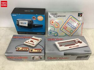 1円〜 同梱不可 ジャンク Wii U 本体、ファミコン 本体、スーパーファミコン 本体 他