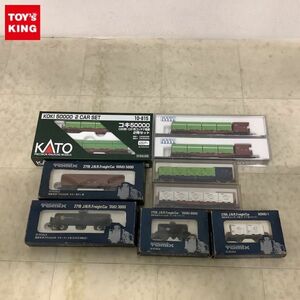 1円〜 TOMIX 他 Nゲージ 2708 国鉄貨車タム6000型 タンク車 ブラック KATO 8054 コキフ5000 C20形コンテナ積載 等