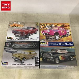 1円〜 レベル 1/24 等 ’55 Chevy Street Machine、’57 Ford Gasser 2’n1 他