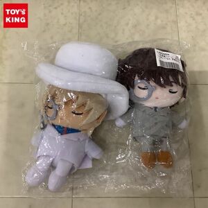 1円〜 サンデープレミアムSHOP 名探偵コナン おすわりぬいぐるみセット 安室透＆怪盗キッド