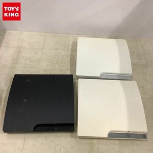 1円〜 動作確認/初期化済/箱無 PlayStation 3 本体 チャコール・ブラック CECH-3000A、クラシック・ホワイト CECH-2500B、CECH-3000A