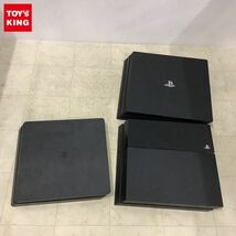 1円〜 動作確認/初期化済/箱無 PlayStation 4 本体 ジェット・ブラック CUH-2200A、CUH-1000A、PS4 Pro CUH-7000B_画像1