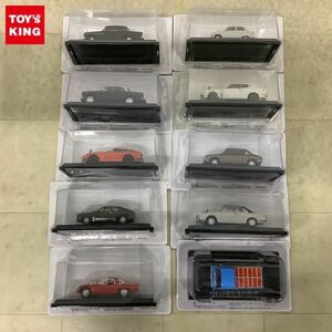 1円〜 アシェット 国産名車コレクション 等 1/43 マツダ ルーチェ ロータリー クーペ 1969 ニッサン フェアレディZ432 1969 他