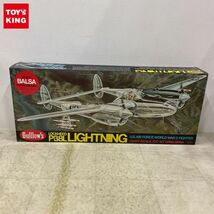 1円〜 Guillow’s Lockheed P-38L ライトニング_画像1