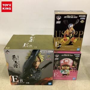 1円〜 未開封含 一番くじ ONE PIECE ALL STAR 等 E賞 ウソップTHE MOVIEフィギュア、E賞 サンジ フィギュア 他