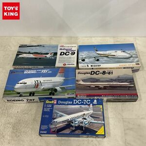 1円〜 未開封含 ハセガワ等 1/200 シンガポール航空 ボーイング 747 ダッシュ400 メガトップ 1/122 DC-7C ダグラス 他