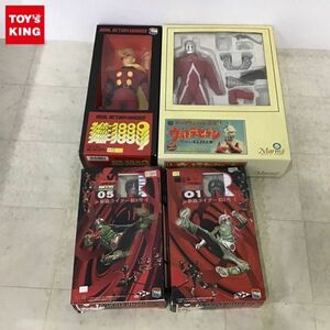 1円〜 メディコム・トイRAH220 リアルアクションヒーローズ 仮面ライダー 旧1号 マーミット ウルトラセブン デラックス 他