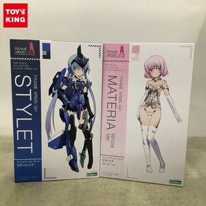 1円〜 コトブキヤ フレームアームズ・ガール スティレット、マテリア White Ver.