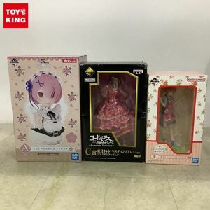 1円〜 未開封含 Re:ゼロから始める異世界生活 等 一番くじA賞ラムアートスケールフィギュア E賞 中野五月フラワーエプロンフィギュア他