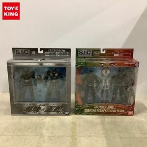 1円〜 未開封 S.I.C. 東映ヒーローネット限定 仮面ライダー龍騎＆王蛇 ブランク体、アナザーアギト＆バーニング・シャイニングフォーム