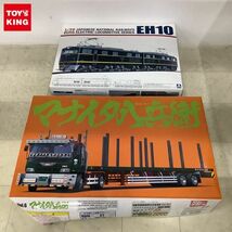 1円〜 アオシマ 1/32 バリューデコトラシリーズ マナイタ八兵衛、1/50 電気機関車シリーズ EH10_画像1