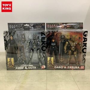 1円〜 未開封含 バンダイ イクイップ＆プロップ 牙狼 GARO ゼロ＆魔導具シルヴァ、ガロ＆魔導輪ザルバ