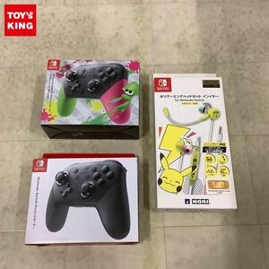 1円〜 Nintendo Switch Proコントローラー、Proコントローラー スプラトゥーン2エディション 等