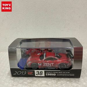 1円〜 エブロ 1/43 スーパーGT500 2013 No.38 ZENT CERUMO SC430 チャンピオン