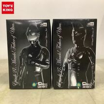 1円〜 CCP ダイブ ソフビ ウルトラマン ジャック ブラックカラーver. ウルトラマンエース ブラックカラーver._画像1