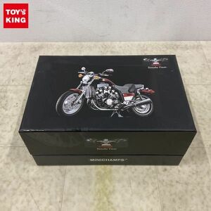 1円〜 ミニチャンプス クラシックバイクシリーズ 1/12 ヤマハ Vmax レッド メタリック 1993