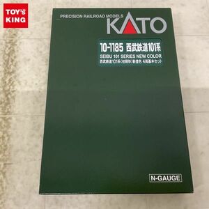 1円〜 動作確認済 KATO Nゲージ 10-1185 西武鉄道101系 初期形 新塗装 4両基本セット