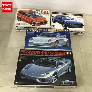 1円〜 タミヤ 1/24 フェラーリ360スパイダー、ポルシェ911 GT2 ロードバージョン クラブスポーツ他