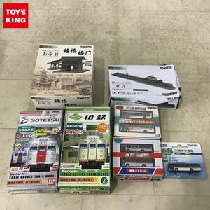 1円〜 トミーテック ジオコレ 建物コレクション お寺B 鐘楼 楼門、バンダイ Bトレインショーティー 相模鉄道5000系 2両セット他