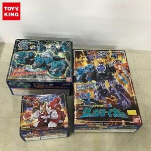 1円〜 未開封 バンダイ 宇宙戦隊キュウレンジャー DXリュウテイオーセット、DXケルベロスボイジャー、DXコジシボイジャー