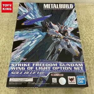 1円〜 未開封 METAL BUILD 機動戦士ガンダムSEED DESTINY ストライクフリーダムガンダム 光の翼オプションセット SOUL BLUE Ver.