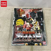 1円〜 バンダイ 百獣戦隊ガオレンジャー 百獣合体 DXガオナイト ガオエレファント ブラックバージョン&特製したじき付_画像1