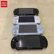 1円〜 動作確認済 初期化済 箱無 PSP 1000 本体 ブラック、PSP 3000 本体 パール・ホワイト 他_画像1