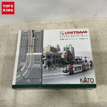 1円〜 動作確認済 KATO UNITRAM Nゲージ ユニトラム スターターセット 40-900 富山ライトレール TLR0601（赤）_画像1