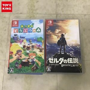 1円〜 Nintendo Switch ソフト ゼルダの伝説 ブレス オブ ザ ワイルド あつまれ どうぶつの森