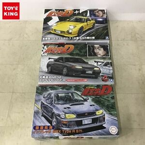 1円〜 アオシマ 1/24 頭文字D 北条凛 BNR32 スカイラインGT-R 藤原拓海 インプレッサ WRX タイプR STi 他