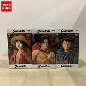 1円〜 未開封含 ONE PIECE Grandista THE GRANDLINE MEN モンキー・D・ルフィ、トラファルガー・ロー、ポートガス・D・エース