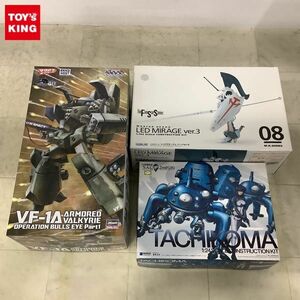 1円〜 ウェーブ 他 1/144 ファイブスター物語/FSS レッドミラージュ ver.3、1/24 攻殻機動隊 S.A.C. 2nd GIG タチコマ 等