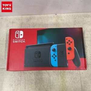 1円〜 欠品 動作確認/初期化済 Nintendo Switch HAC-001(-01) ネオンブルー ネオンレッド