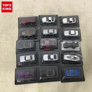 1円〜 京商 ミニカーコレクション・スペシャル vol.2等 1/64 ポルシェ 911 RSR ターボ ブラック トシ坊君のセドリック? 他