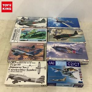 1円〜 ハセガワ等 1/48 他 三菱 A6M5 零式艦上戦闘機 五二型 撃墜王、日本海軍99式艦上爆撃機 等