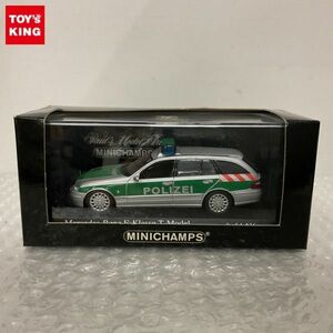 1円〜 ミニチャンプス 1/43 メルセデスベンツ Eクラス T-モデル POLIZEI Berlin