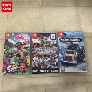 1円〜 Nintendo Switch スプラトゥーン2、eBASEBALL プロ野球スピリッツ2021 グランドスラム 他